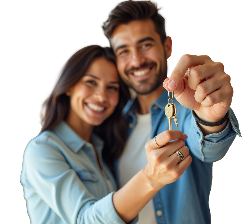 largesmall Couple viewing a home for sale in Basildon